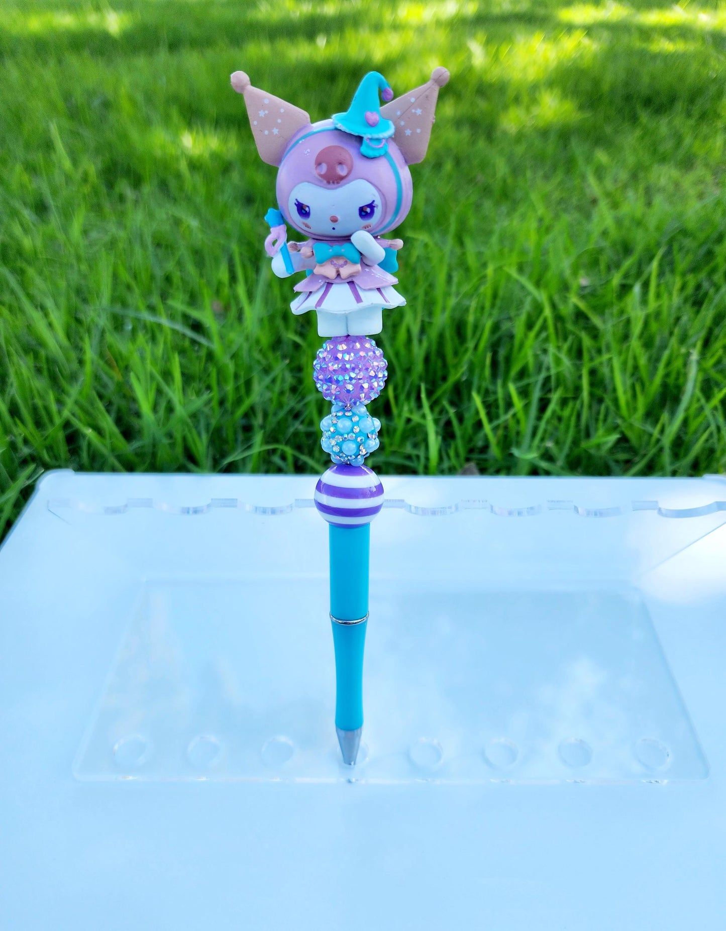 Doorable Pens, Character Pens, Beaded Pens, Gifts, (Kitty, Melody, Pompom, Kuromi)