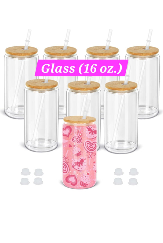 (16 oz.) Glass Snow Globe Cup