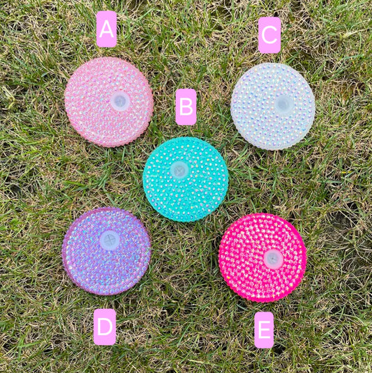 Rhinestone Lids, (Only fits 16 oz. and 20 oz. cups)