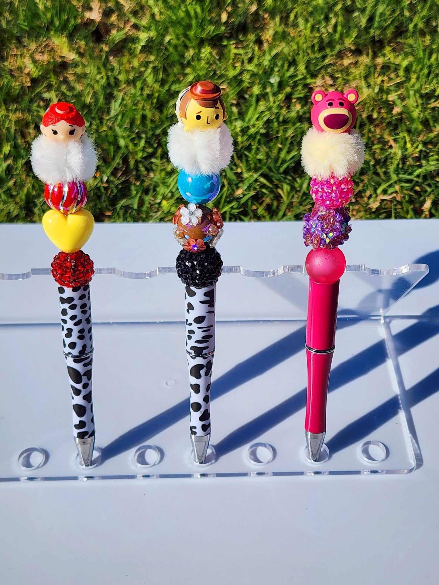 Mini tsum tsum pens, Doorable Pens, Character Pens, Beaded Pens, Gifts toy story