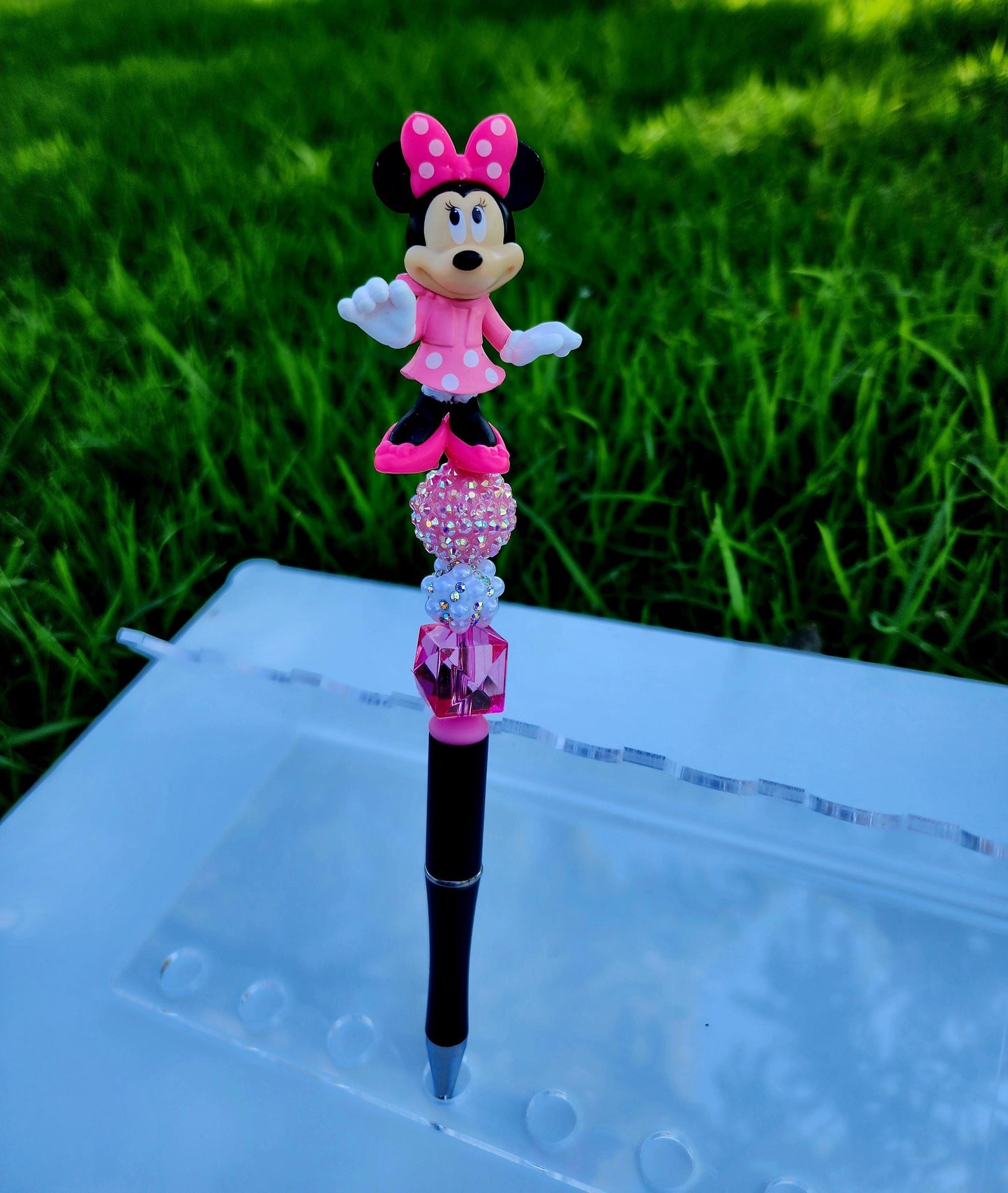 Doorable Pens, Character Pens, Beaded Pens, Gifts, Disney, Minnie Mouse