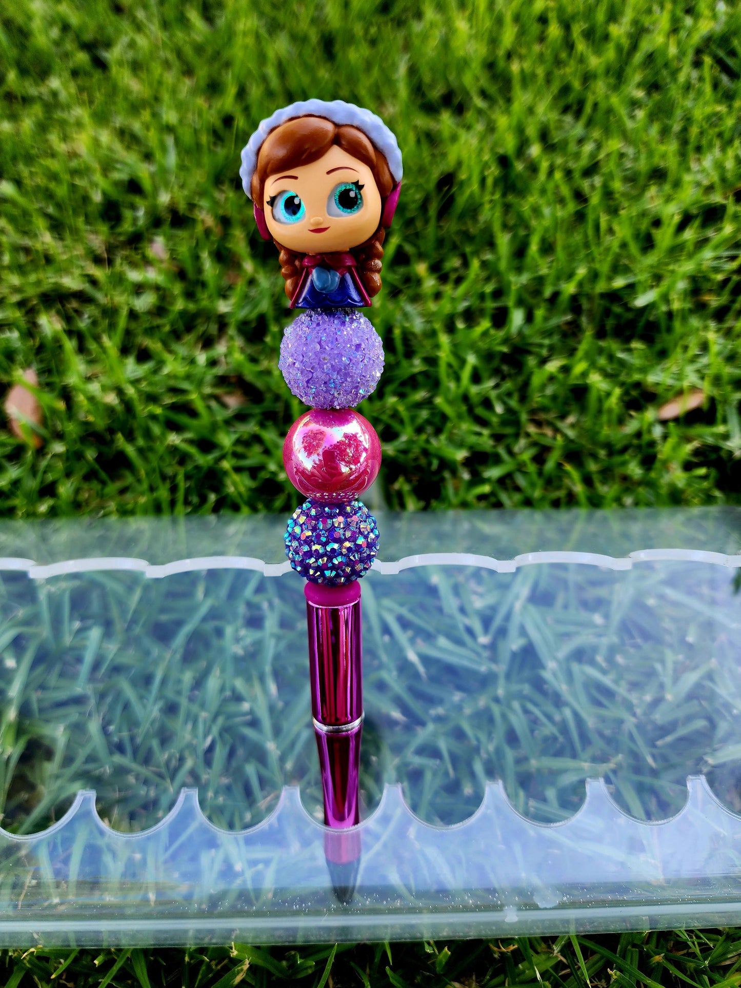 Doorable Pens, Character Pens, Beaded Pens, Gifts, Anna, Elsa, Olaf, Frozen