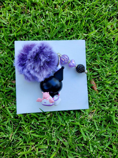 Doorable, Character, Beaded Keychains, Gifts, Kitty, Kuromi