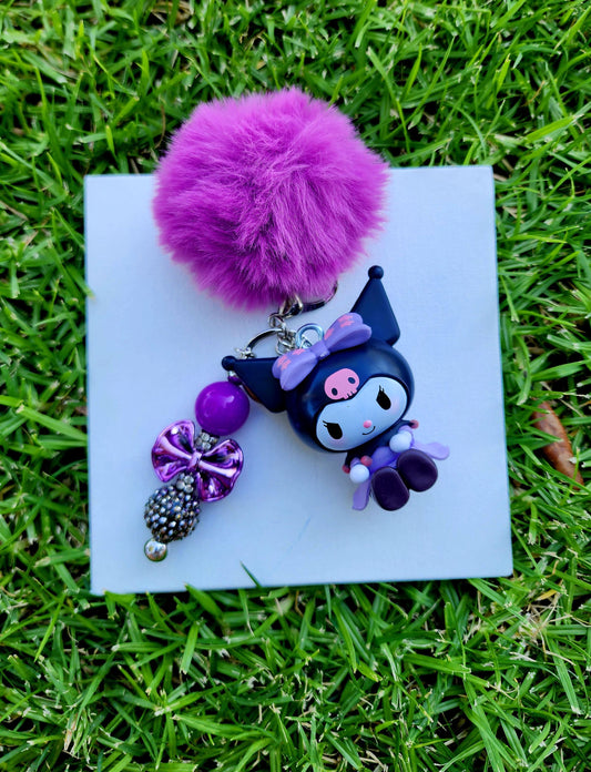 Doorable, Character, Beaded Keychains, Gifts, Kitty, Kuromi