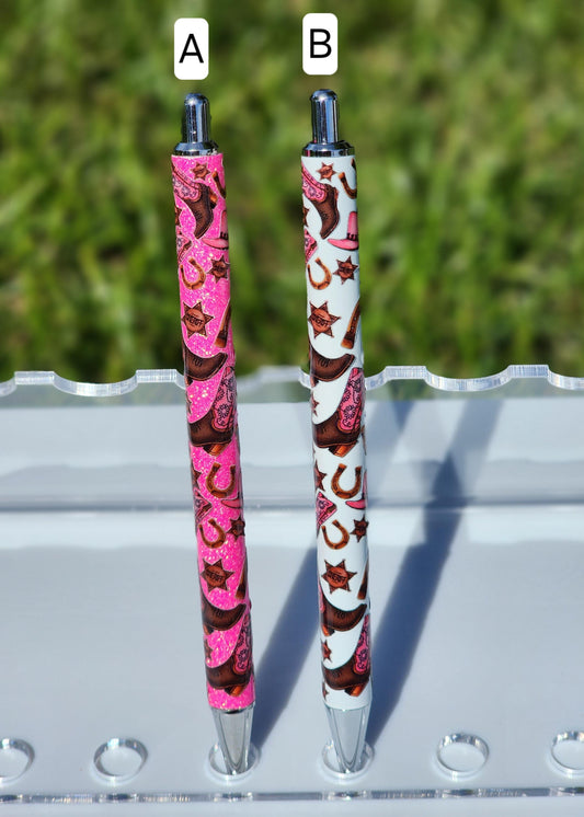 UV DTF Character Pens, Gifts, Cowboy boot