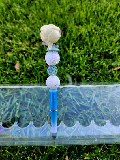 Doorable Pens, Character Pens, Beaded Pens, Gifts, Anna, Elsa, Olaf, Frozen