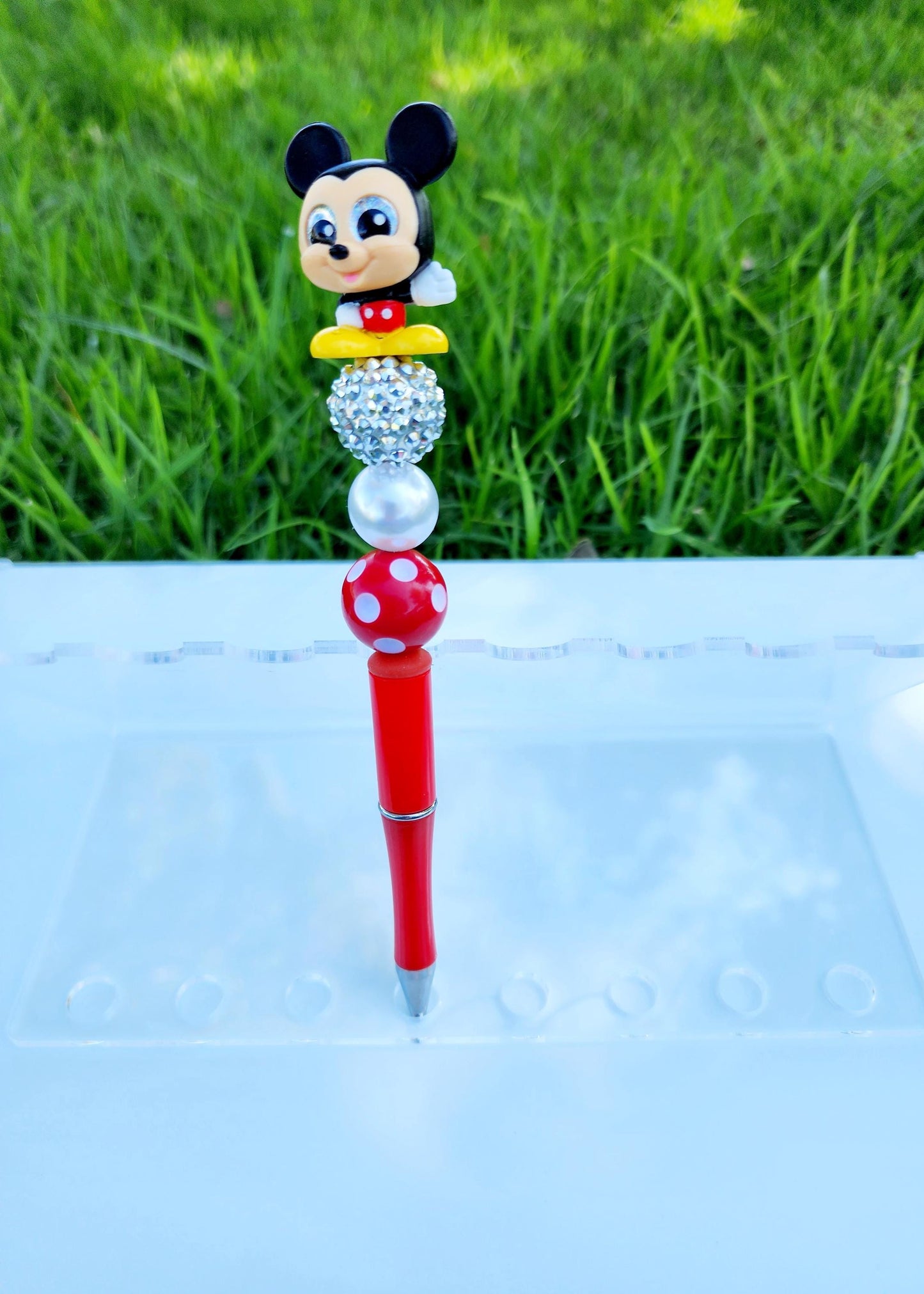 Doorable Pens, Character Pens, Beaded Pens, Gifts, Disney, Minnie Mouse
