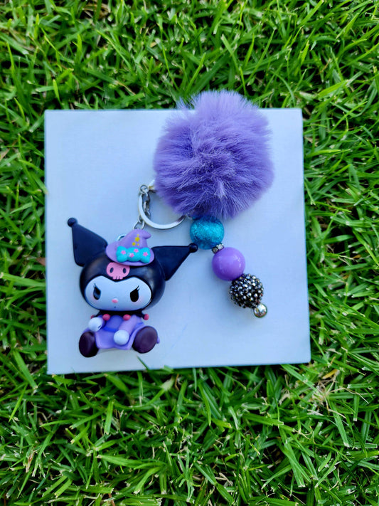 Doorable, Character, Beaded Keychains, Gifts, Kitty, Kuromi