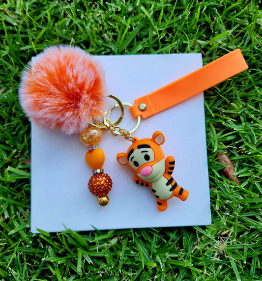 Doorable, Character, Beaded Keychains, Gifts, Pooh Bear, Tigger