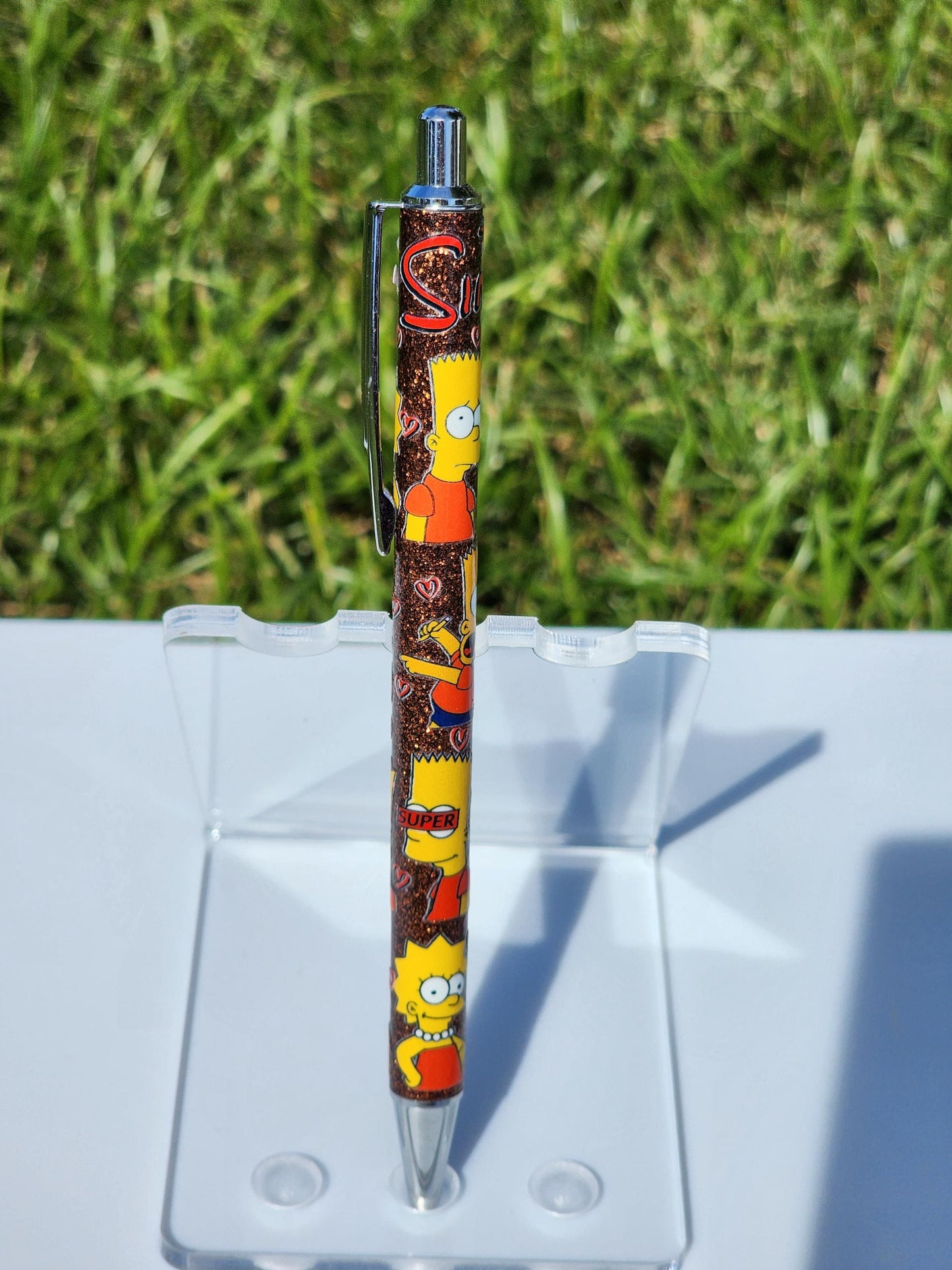 UV DTF Character Pens, Gifts, The Simpsons, Bart, Lisa