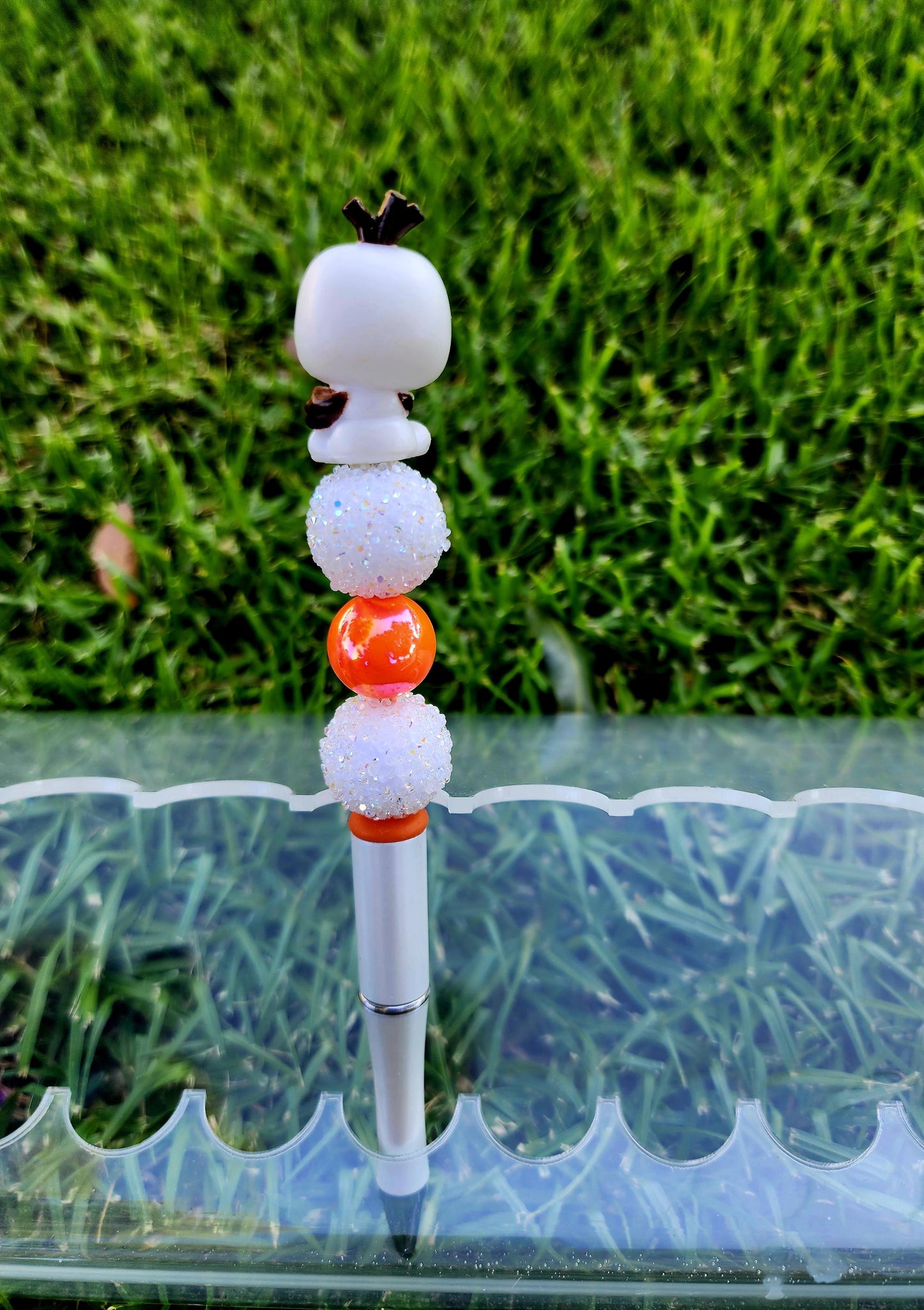 Doorable Pens, Character Pens, Beaded Pens, Gifts, Anna, Elsa, Olaf, Frozen