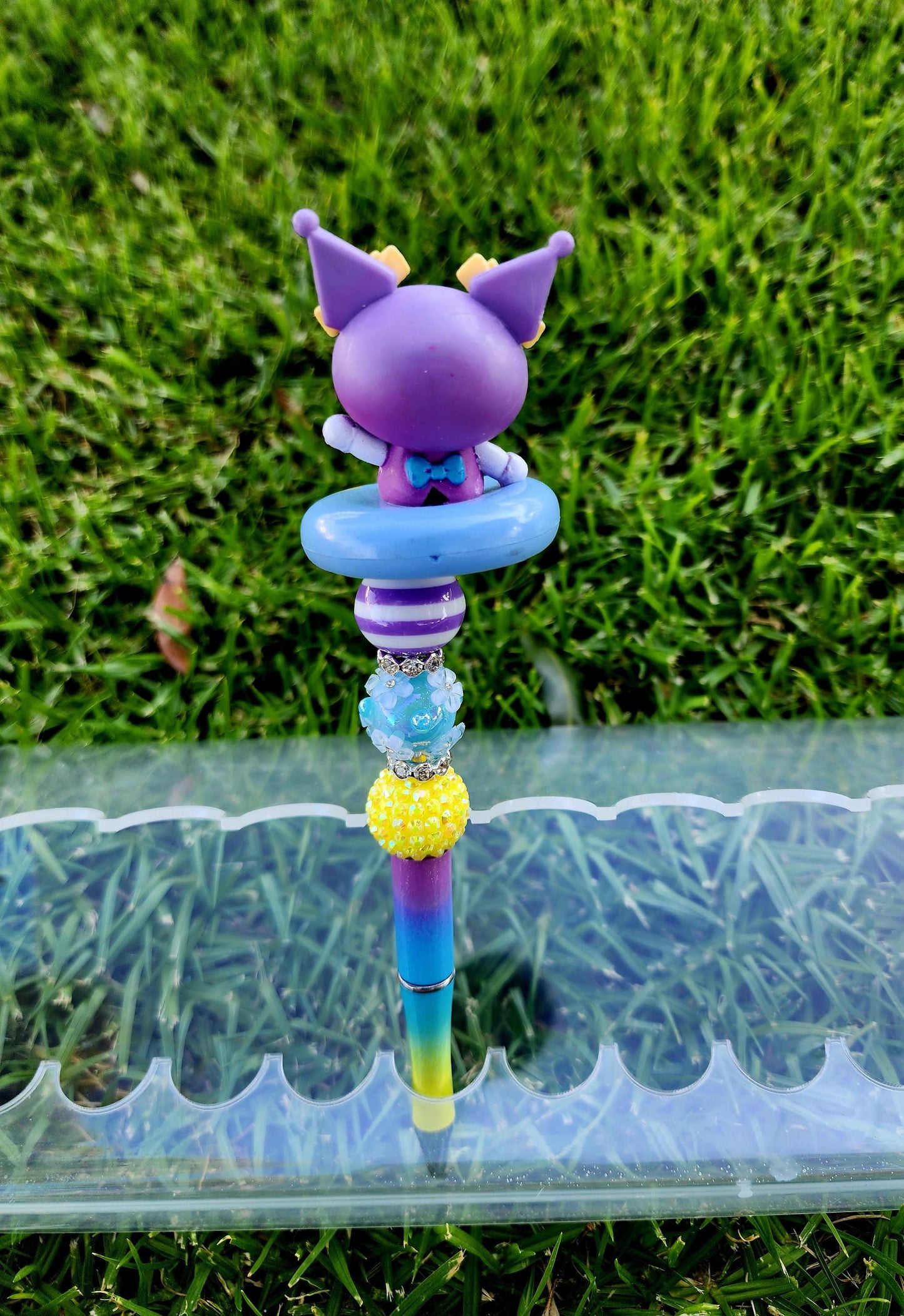 Doorable Pens, Character Pens, Beaded Pens, Gifts, (Kitty, Twins, Cinnamoroll, Kuromi)