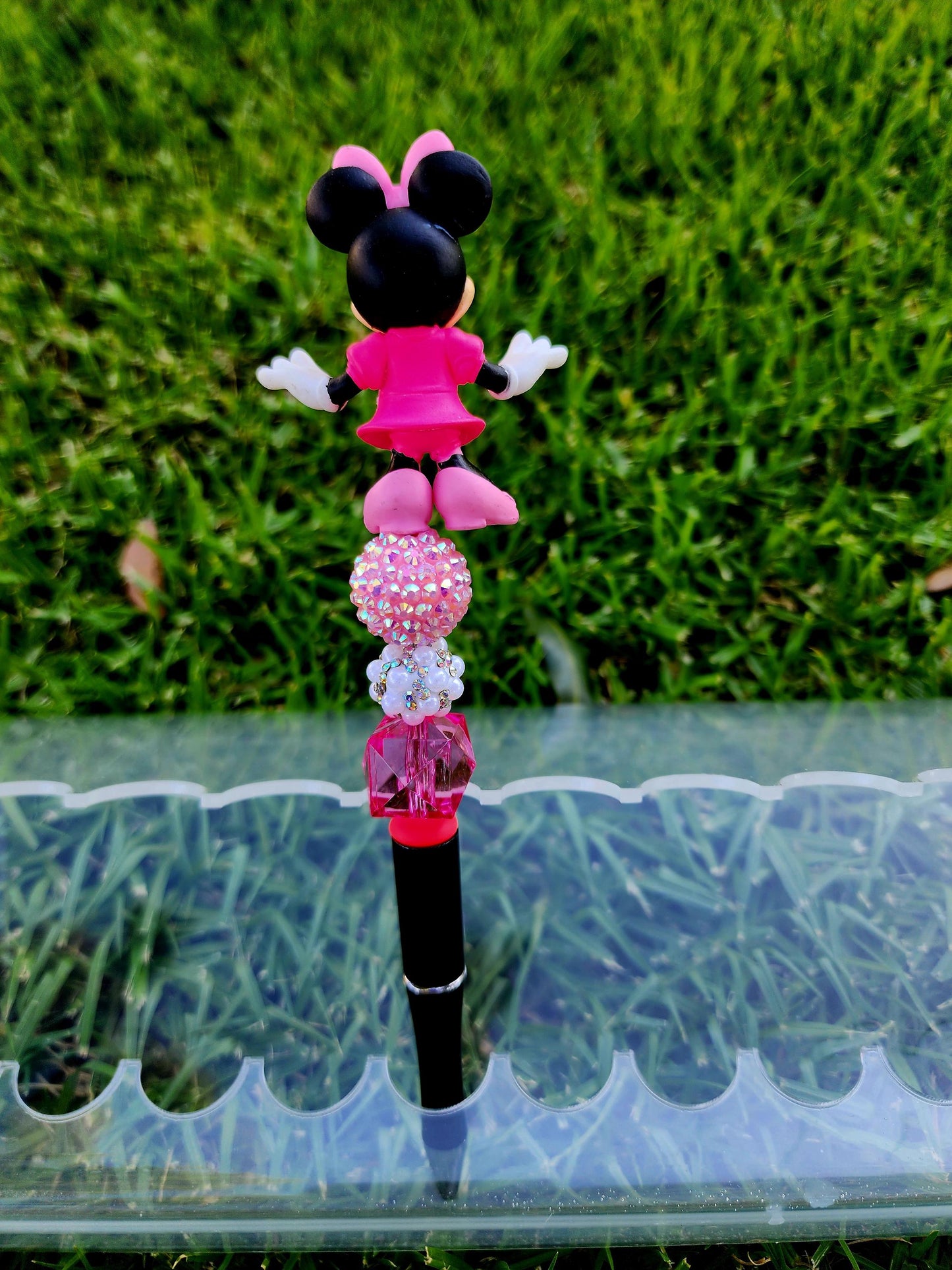 Doorable Pens, Character Pens, Beaded Pens, Gifts, Disney, Minnie Mouse