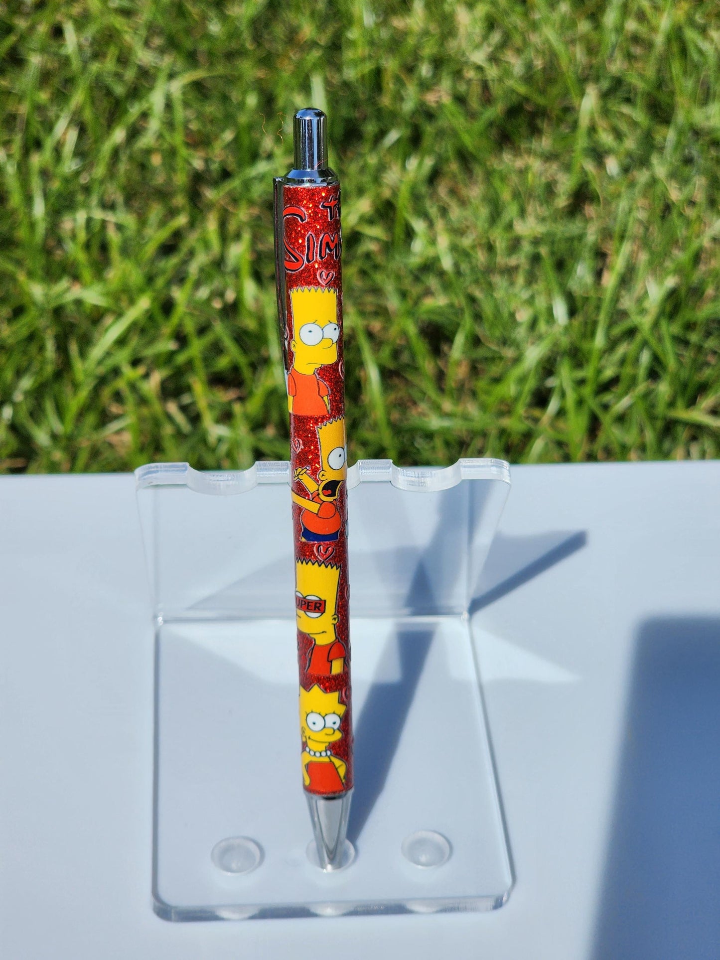 UV DTF Character Pens, Gifts, The Simpsons, Bart, Lisa