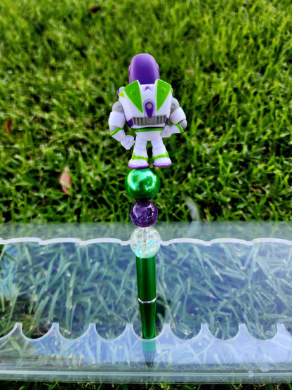 Doorable Pens, Character Pens, Beaded Pens, Gifts, Disney, Toy Story, Buzz Lightyear