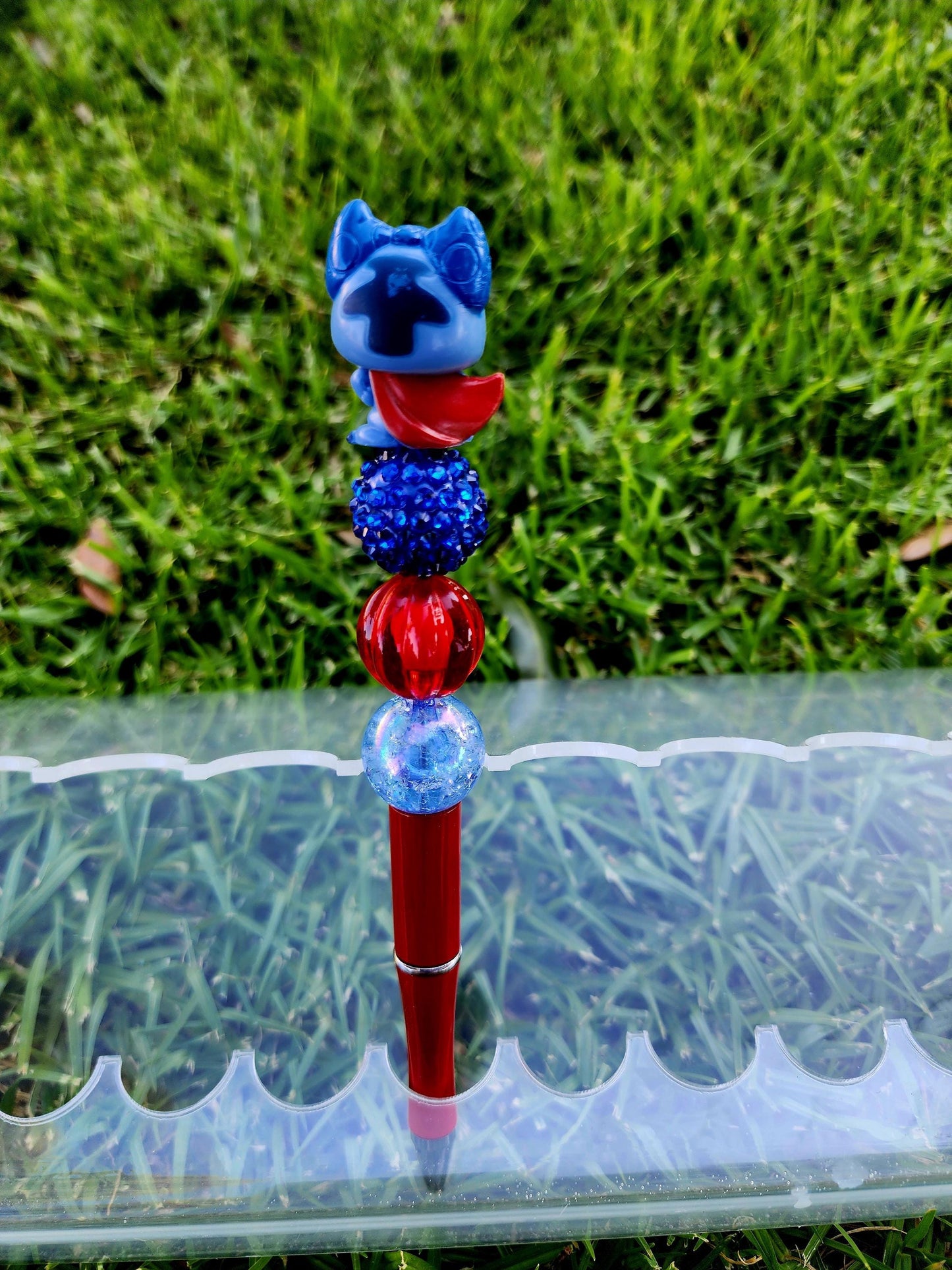Doorable Pens, Character Pens, Beaded Pens, Gifts, Stitch