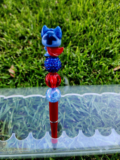 Doorable Pens, Character Pens, Beaded Pens, Gifts, Stitch