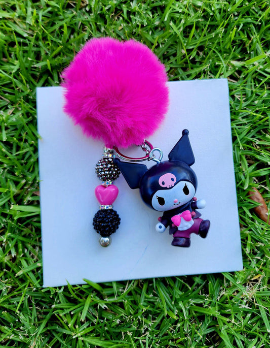 Doorable, Character, Beaded Keychains, Gifts, Kitty, Kuromi