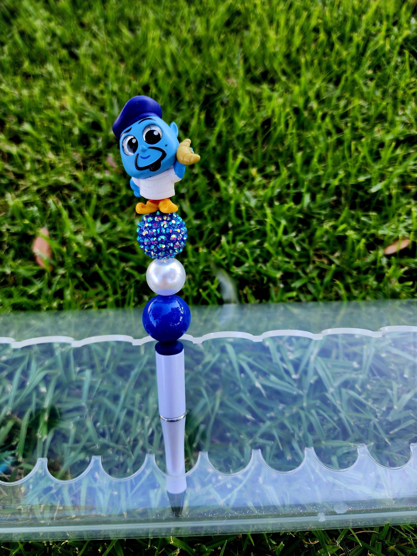 Doorable Pens, Character Pens, Beaded Pens, Gifts, Aladdin, Jasmine, Genie