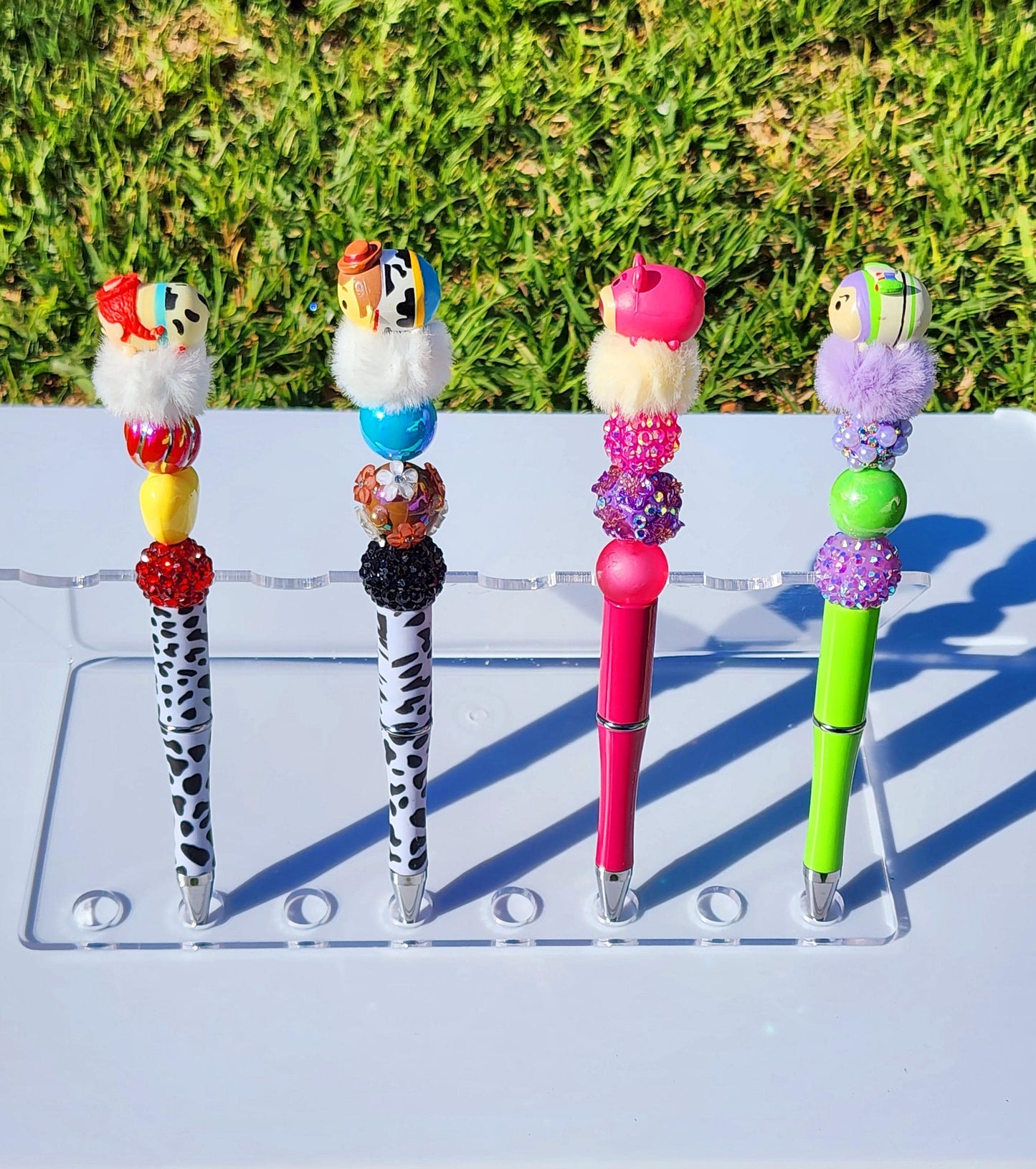 Mini tsum tsum pens, Doorable Pens, Character Pens, Beaded Pens, Gifts toy story
