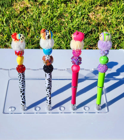 Mini tsum tsum pens, Doorable Pens, Character Pens, Beaded Pens, Gifts toy story