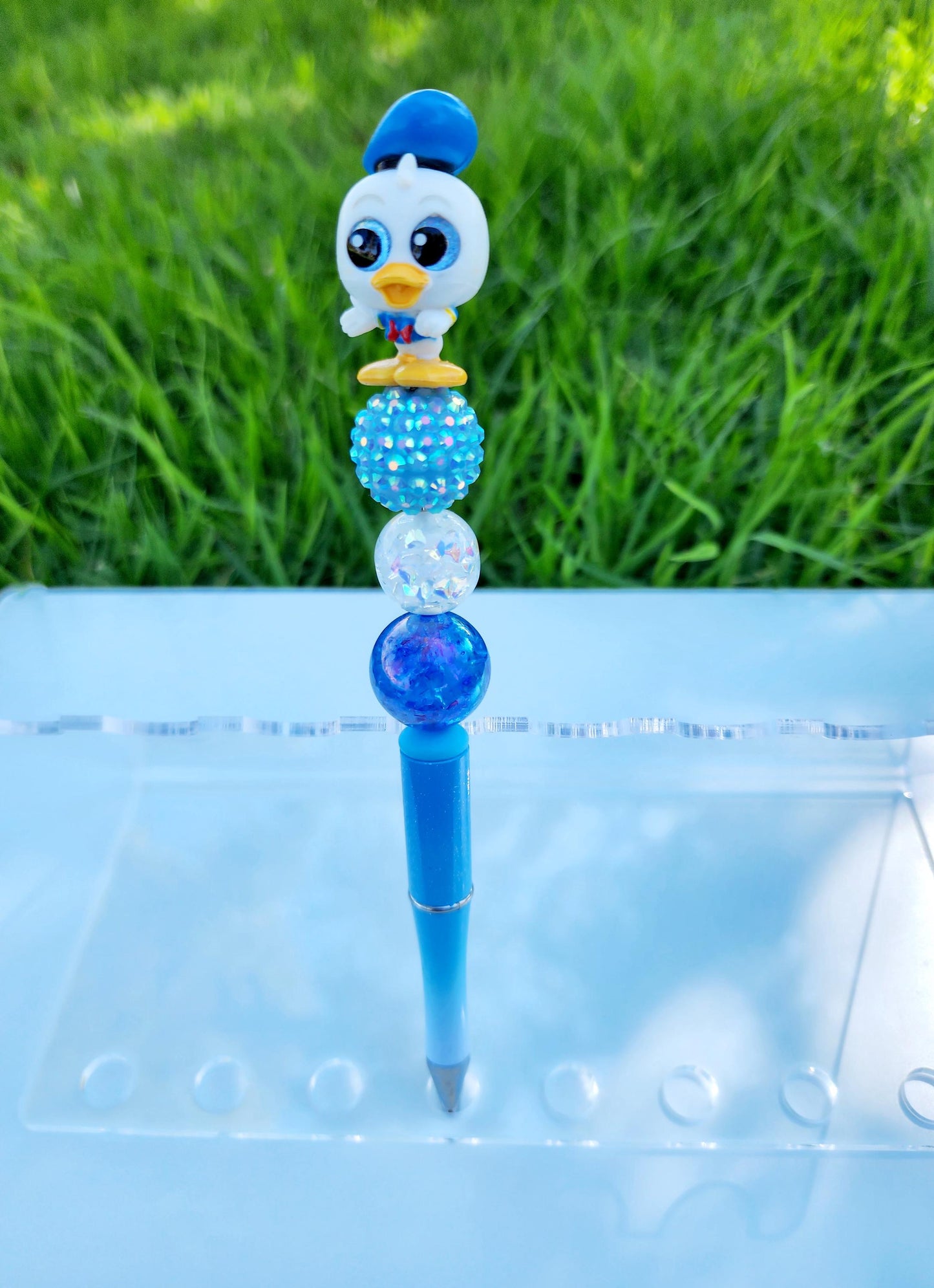 Doorable Pens, Character Pens, Beaded Pens, Gifts, Daisy, Donald Duck