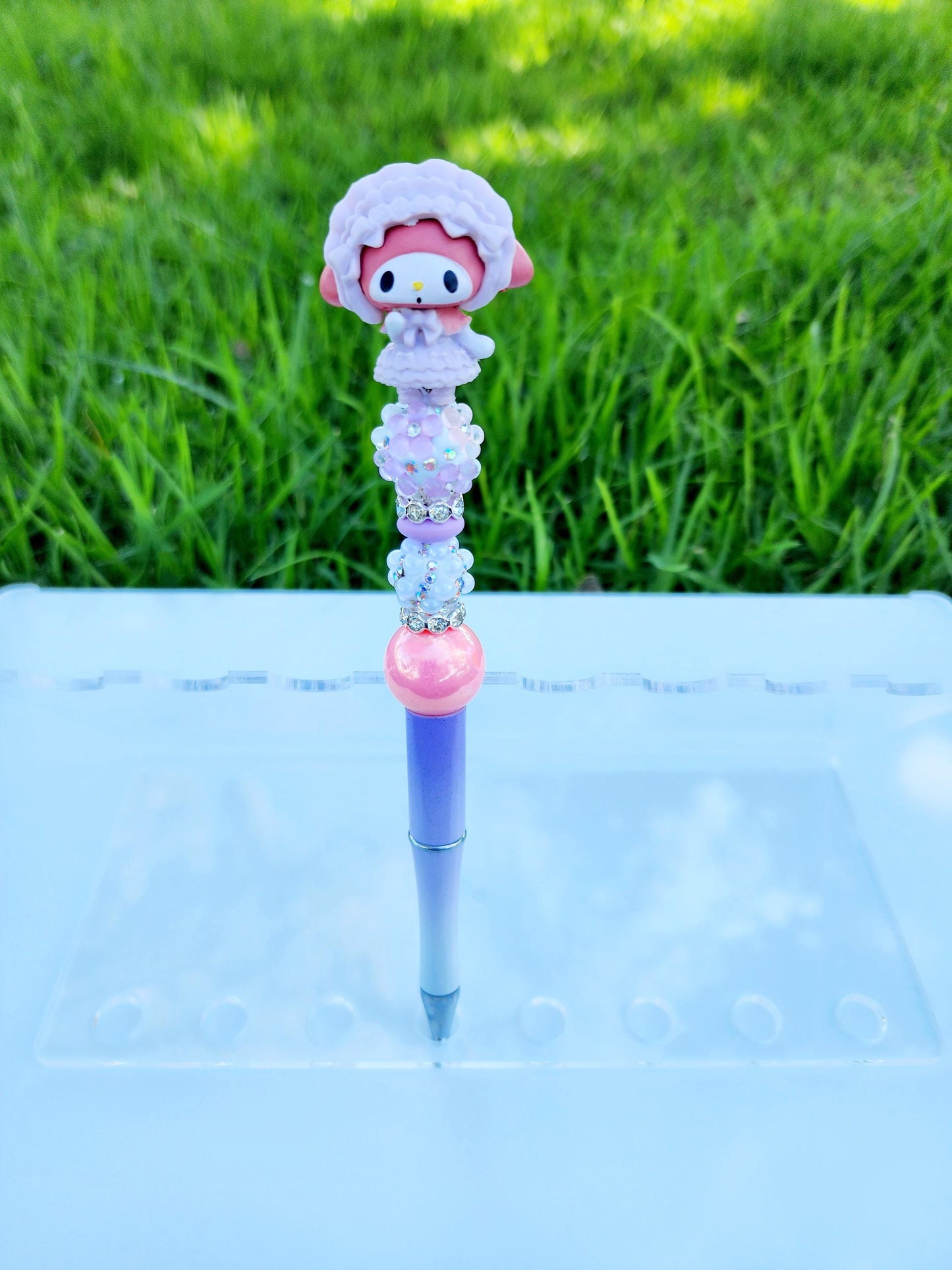 Doorable Pens, Character Pens, Beaded Pens, Gifts, (Kitty, Melody)
