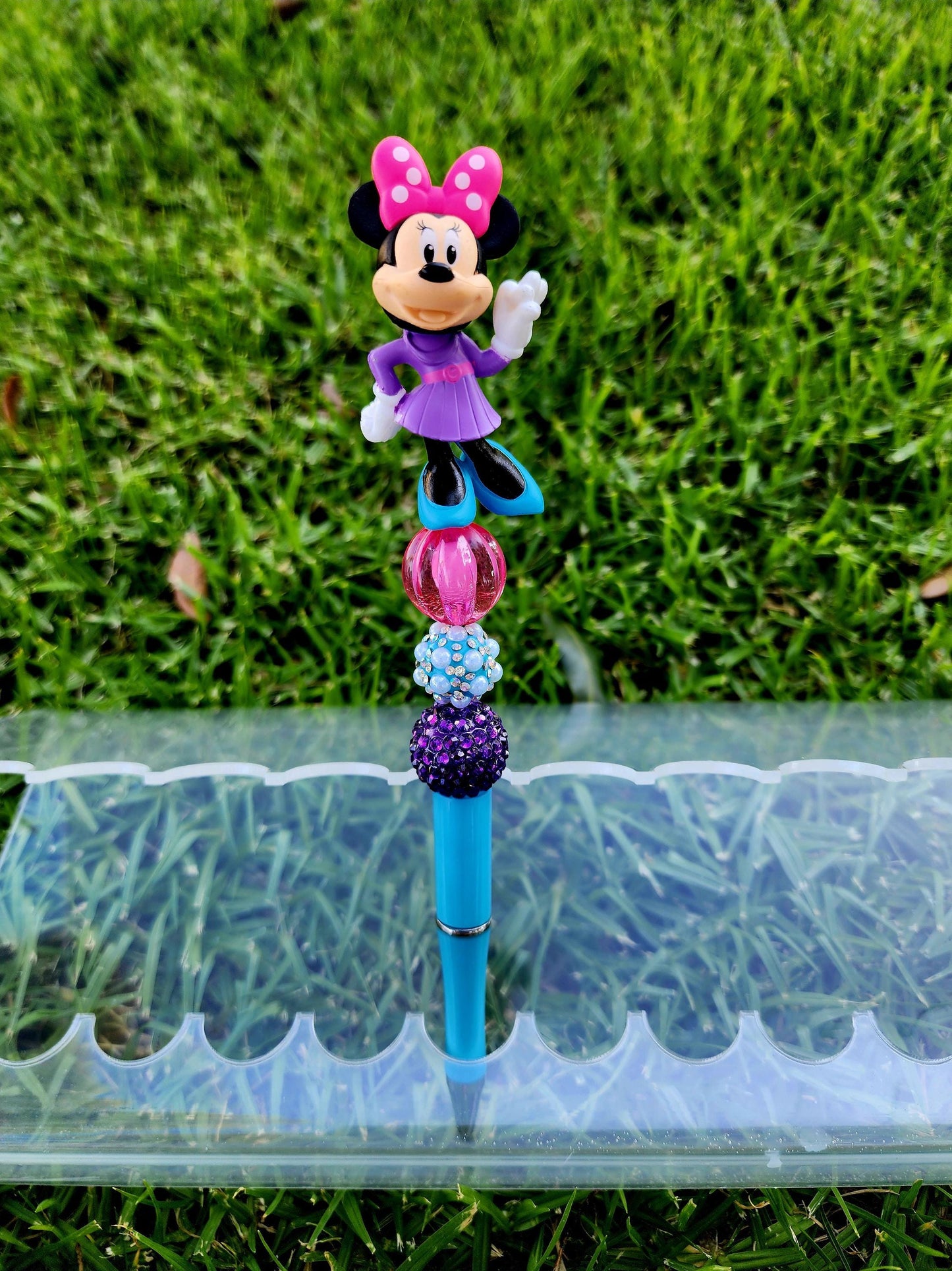 Doorable Pens, Character Pens, Beaded Pens, Gifts, Disney, Minnie Mouse
