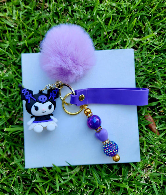 Doorable, Character, Beaded Keychains, Gifts, Kitty, Kuromi